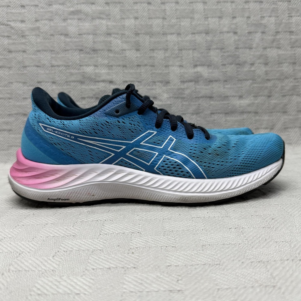 ASICS GEL-Excite 8 Shoes Womens Size 7.5 Blue Running Sneakers 1012A916